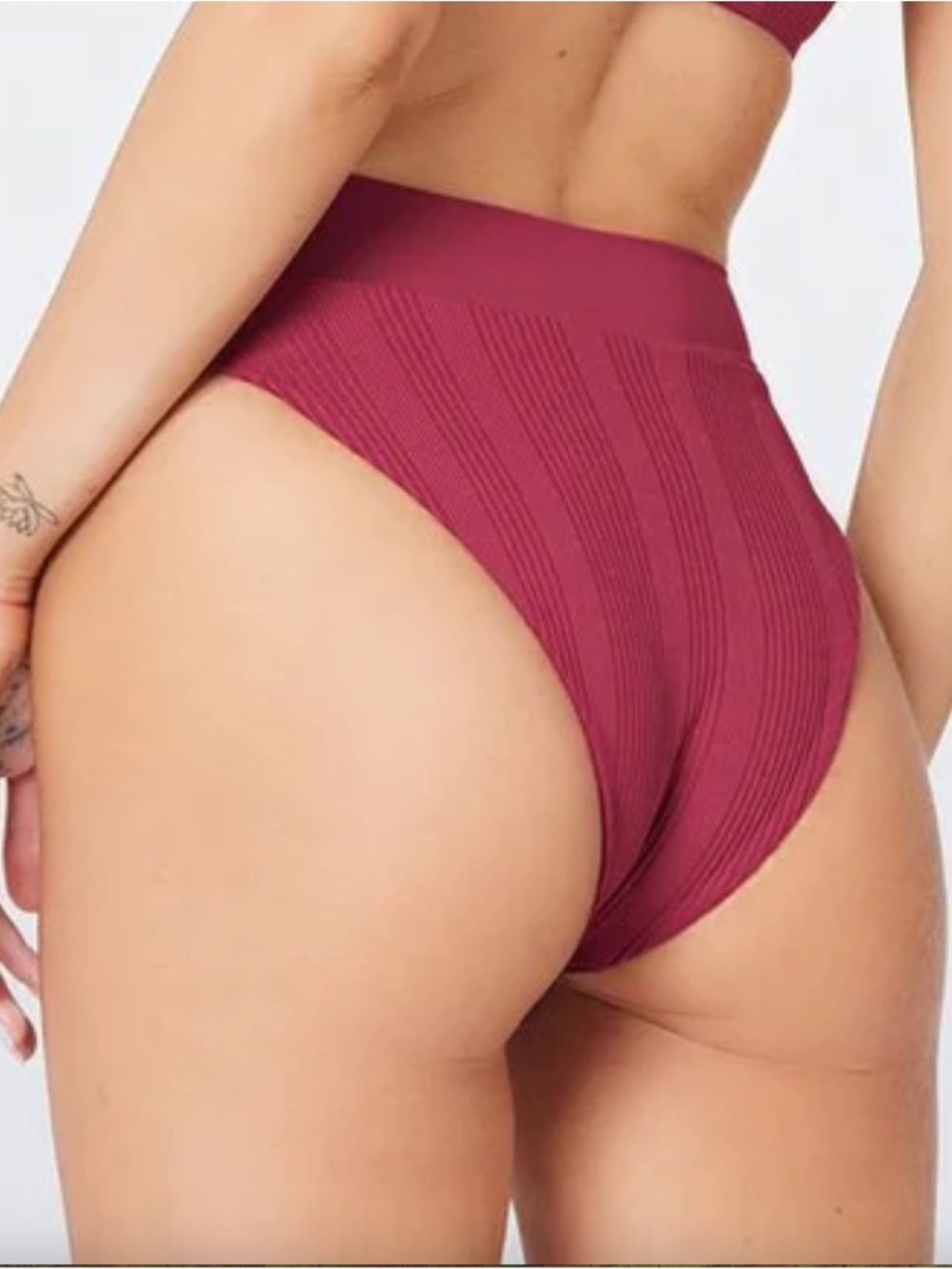 L*Space | Court Bitsy Ribbed Bikini Bottom - Picture 3 of 5